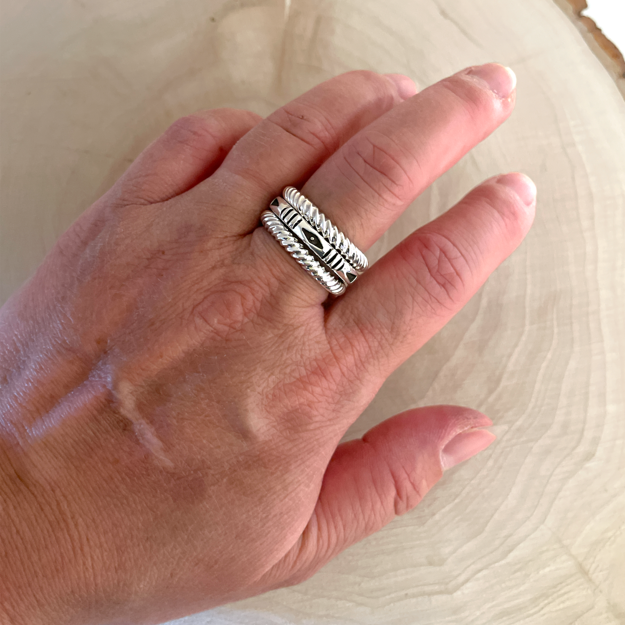 Stackable Ring in Sterling Silver | close by me – closebymejewelry